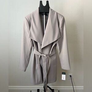 NWT Ralph Lauren Women's Taupe Trench Coat